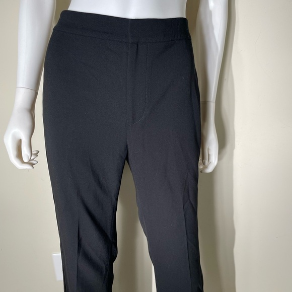 Ralph Lauren Black Tuxedo Pants Trouser Straight Leg Side Stripe Wool Women’s 6 - Picture 12 of 15